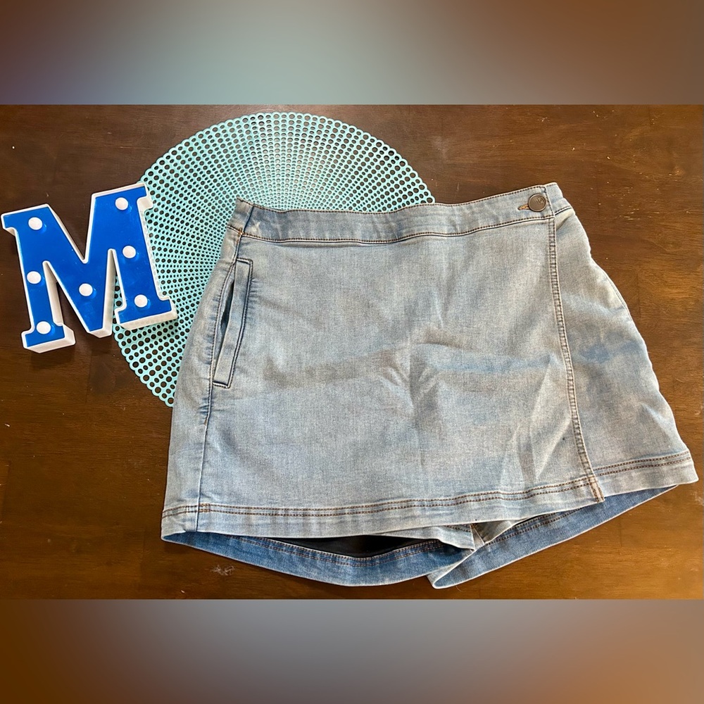 One5One Woman's Denim Mini Skort, size S, used
